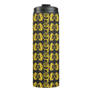 Minimalist Golden Hand Lifting Dumbbell - Gym Stre Thermal Tumbler