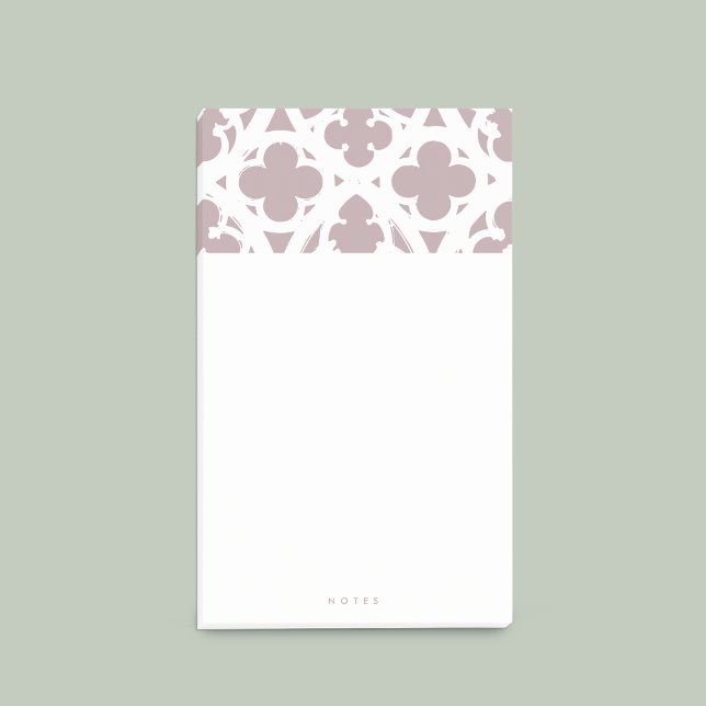 Minimalist Gothic Window Chic Tuscany Pale Pink Post-it Notes (Creator Uploaded)