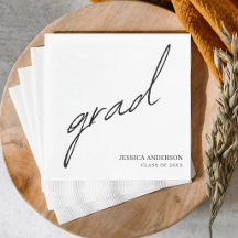 Minimalist Grad Party Personalised Graduation