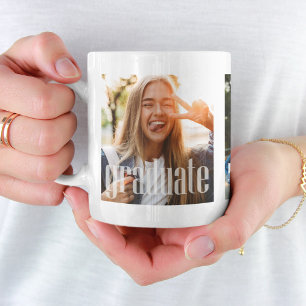 Minimalist Graduate Picture Simple Modern Photo  Coffee Mug