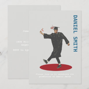 Minimalist Graduation Invitation