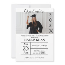 Minimalist Graduation Party