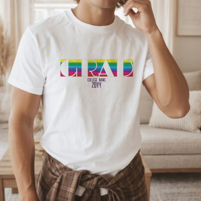 Minimalist graduation stripe pattern T-Shirt (Creator Uploaded)