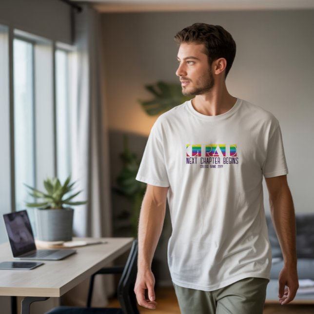 Minimalist graduation stripe pattern T-Shirt (Creator Uploaded)