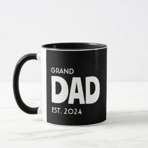 Minimalist GRANDDAD With Personalized Year  Mug