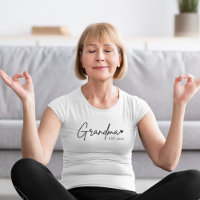 Minimalist Grandma EST | New Grandma Gift