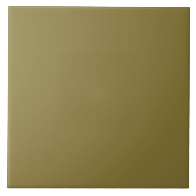 Minimalist Grassy Bengal Yellow  Solid Colour Ceramic Tile (Front)