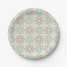 minimalist green and grey moroccan geometry