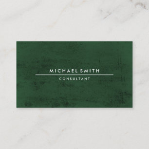 Minimalist Green Business Card