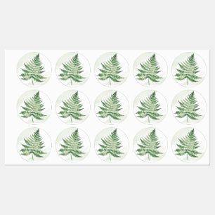 Minimalist Green Fern Wedding