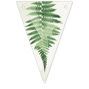 Minimalist Green Fern Wedding Sign