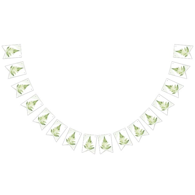 Minimalist Green Fern Wedding Sign (All)