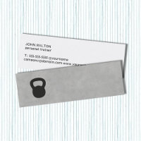 Minimalist Grey Black Kettle Bell Personal Trainer