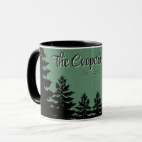 Minimalist grey black pine tree silhouette