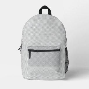 Minimalist Grey Dot Pattern Backpack