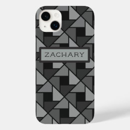 Minimalist Grey Geometric Case-Mate iPhone Case