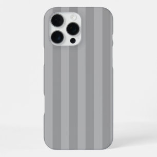 Minimalist Grey Vertical Stripes Phone Case