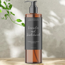 Minimalist grey waterproof cosmetics bottle label