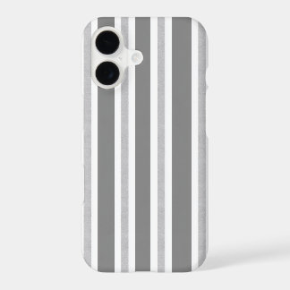 Minimalist Grey White Vertical Stripes Pattern