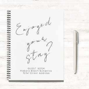 Minimalist Guest Feedback Guest Book