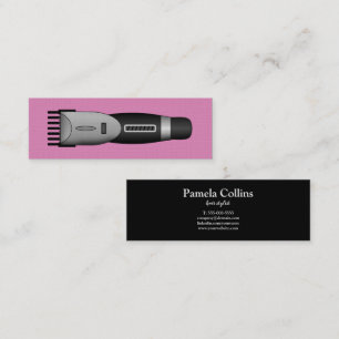 Minimalist Hair Clipper   Barber   Hair Stylist  Mini Business Card