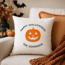 Minimalist Halloween Pumpkin – Personalised Family