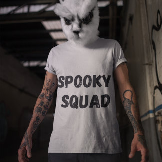 Minimalist Halloween Spooky Crew T-Shirt