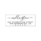 Minimalist Hand-written Family Name Return Address