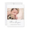 Minimalist handwritten Baby shower thank you