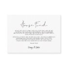 Minimalist handwritten House fund