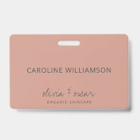 Minimalist Handwritten Script Dusty Rose Custom