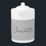 Minimalist Handwritten Script Name Grey<br><div class="desc">This product was very good and I love how easy it is for customise design. The design was very simple so I'm very pleased when I create.</div>