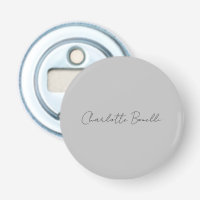Minimalist Handwritten Script Name Grey