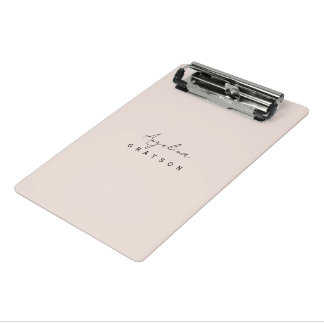 Minimalist handwritten script, simple and modern  mini clipboard