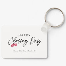 Minimalist Happy Closing Day from Realtor Budget
