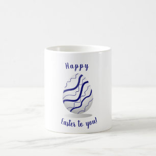 Minimalist Happy Easter to you Romantic Coffee Mu Mug