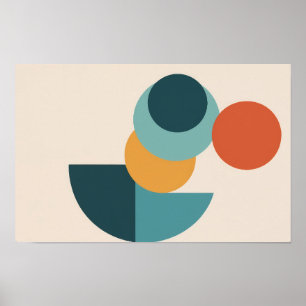 Minimalist Harmony – Geometric Circles Wall Art