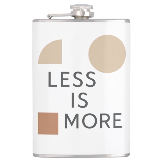  Minimalist Harmony   Hip Flask (Front)