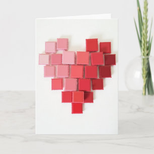 Minimalist Heart Stamp Card