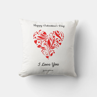 Minimalist Heart Valentine's Day – Customizable Cushion