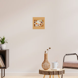 Minimalist "Hello Autumn" Wall Art Poster – Modern