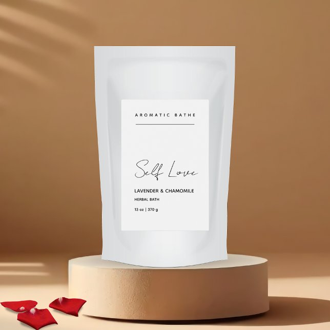Minimalist Herbal Bath Label (Creator Uploaded)