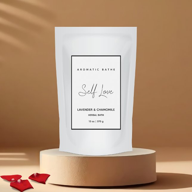 Minimalist Herbal Bath Label (Creator Uploaded)