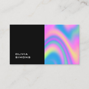 Minimalist holographic Business Cards