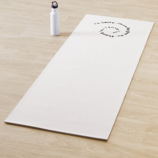 Minimalist hooponopono yoga mat