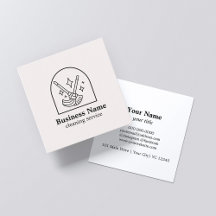 Minimalist House Cleaning Home Services Logo Pink