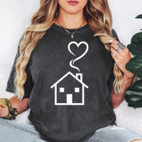 Minimalist House With Heart Smoke