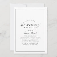 Minimalist Housewarming Barbecue Party