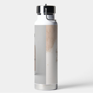 Minimalist Inspirational Water Bottle | Modern Neu