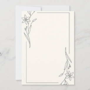 Minimalist Invitation